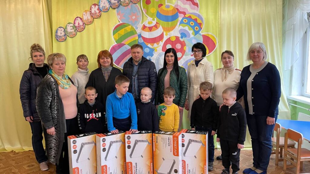 Vostok SOS provided heaters for a bomb shelter to a kindergarten in the Dnipropetrovsk region. | CF «East SOS», картинка №1