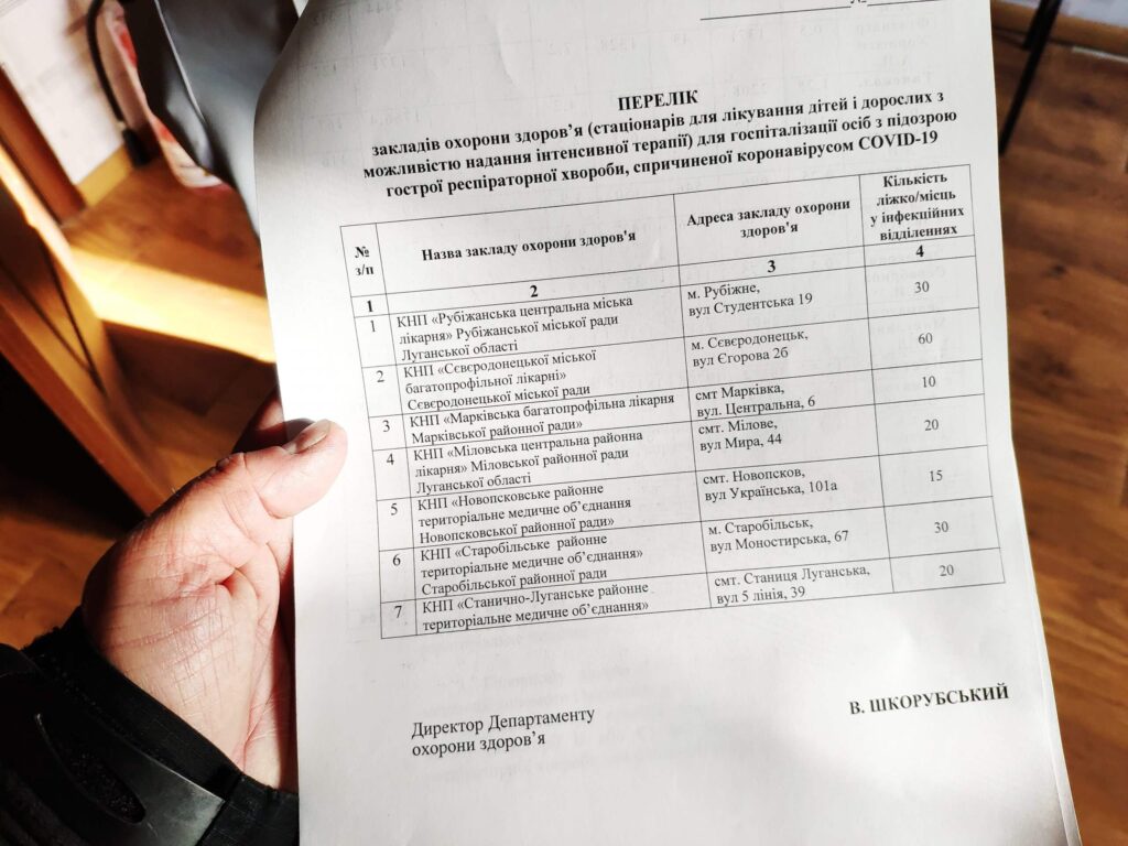 СТАБІЛЬНО ВАЖКИЙ: Стан підготовки медичних закладів Луганської області до епідемії COVID-19 | БФ «Схід SOS», картинка №9