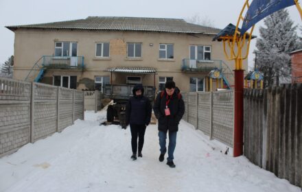 Будівництво терцентру в селі Плисків