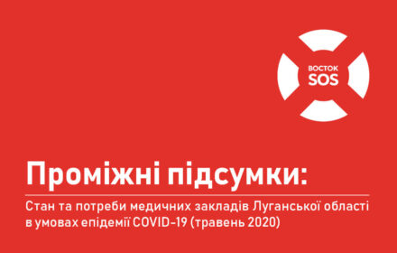 Interim results: The state and needs of medical facilities in Luhansk region in the context of the COVID-19 pandemic (May 2020)