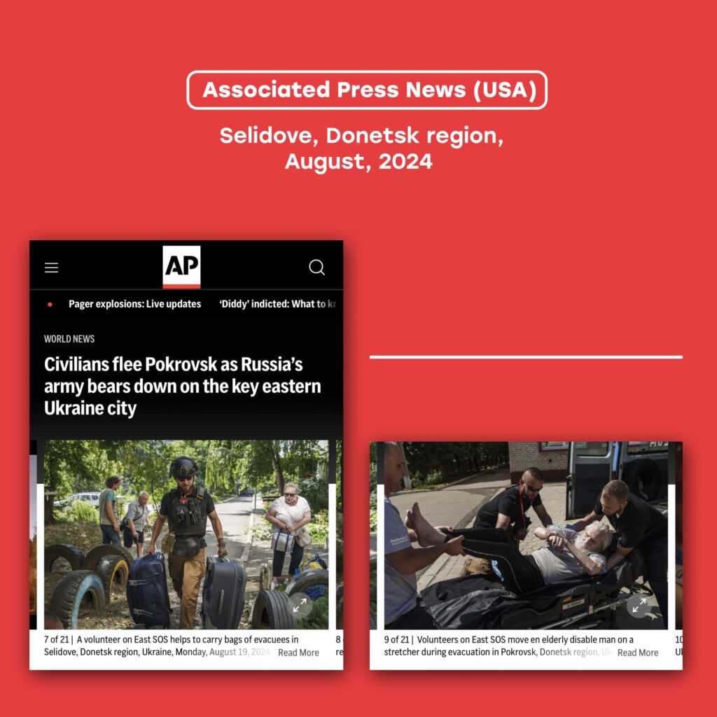 Photos from East SOS Charity Foundation’s Evacuation Missions Featured in Leading Global Media | CF «East SOS», картинка №5