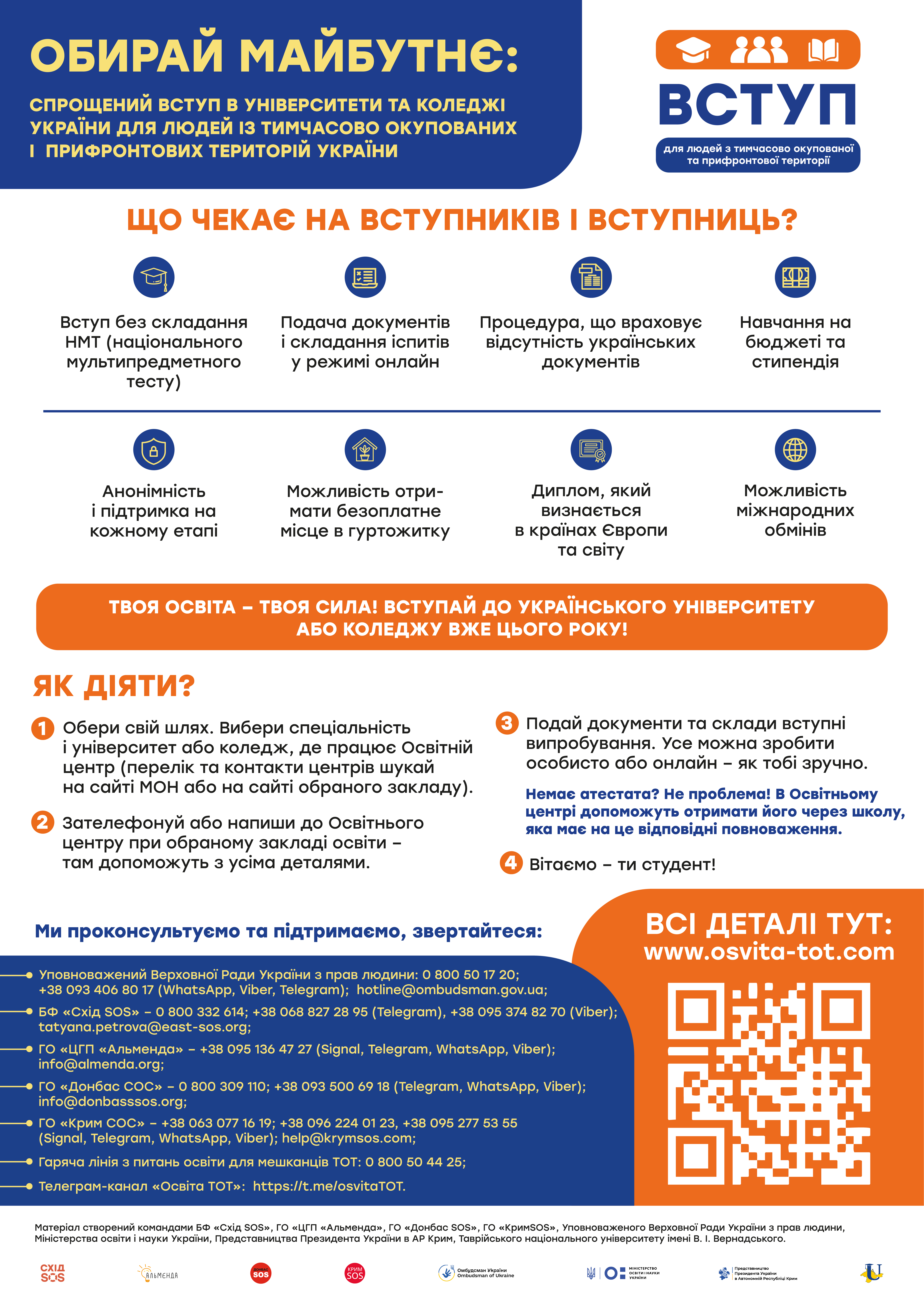 Освіта для молоді з тимчасово окупованих та прифронтових територій | БФ «Схід SOS», картинка №1