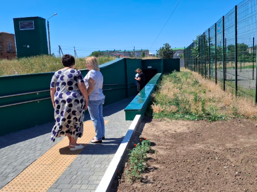 БФ «Схід SOS» провів моніторинг будівництва протирадіаційного укриття в селі Коблеве на Миколаївщині