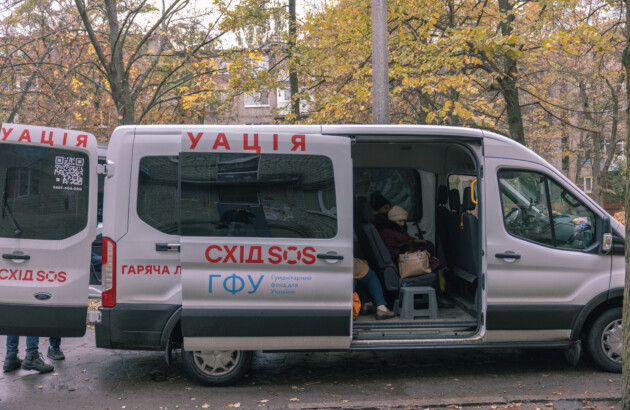 У листопаді БФ «Схід SOS» евакуював 223 людини за фінансової підтримки Гуманітарного фонду для України (UHF)