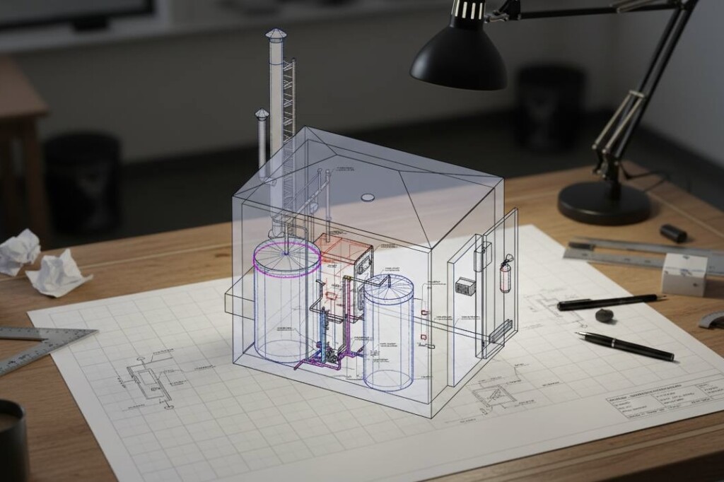 БФ «Схід SOS» розробив проєктну документацію із встановлення мобільної котельні для місця тимчасового проживання у місті Заводське (Полтавщина) | БФ «Схід SOS», картинка №1