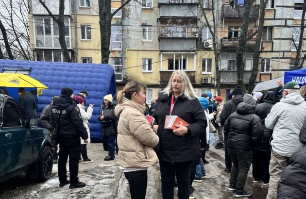 Команда БФ «Схід SOS» була поруч із постраждалими дніпрянами після ворожої атаки в ніч проти 7 січня