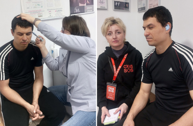 Два роки тиші: як соціальна працівниця БФ «Схід SOS» допомогла Володимиру отримати слуховий апарат