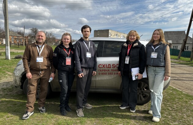 БФ «Схід SOS» спільно з БФ «Ліга добра» продовжили підтримку прифронтових громад Харківщини у березні