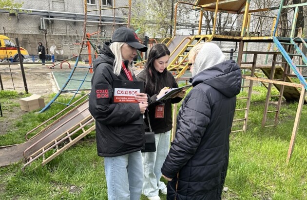 Команда БФ «Схід SOS» була поруч із постраждалими дніпрянами після ворожої атаки в ніч проти 23 квітня