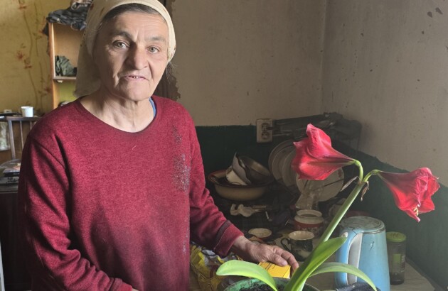 БФ «Схід SOS» допоміг відновити дім пані Марії після ворожого обстрілу Башилівки (Харківщина)
