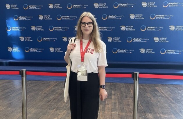 Керівниця відділу партнерств і фандрайзингу Ксенія Лісна взяла участь у заходах на полях Конференції з питань відновлення України у Гданську